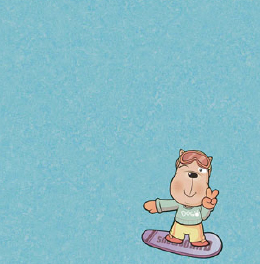 浩樂 （卡通 淺藍）